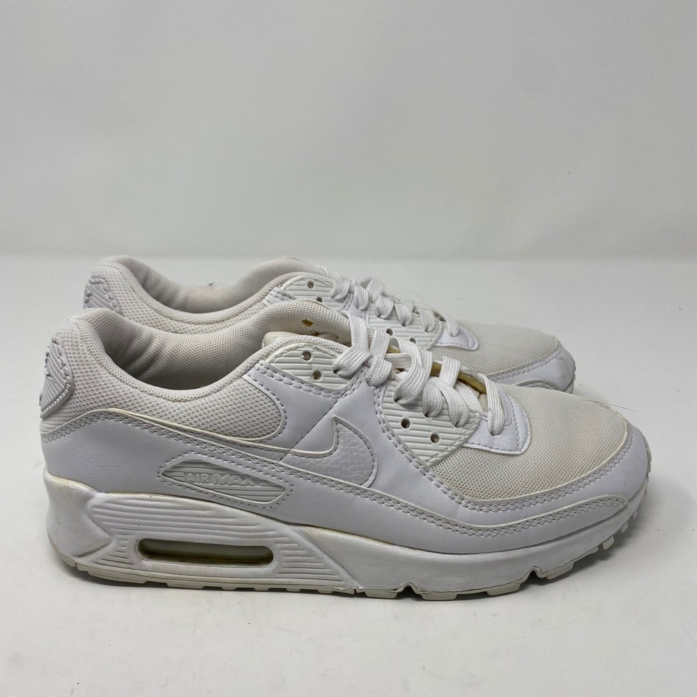 Nike Air Max 90 White White White DH8010-100 Mens 8 Womens 9.5 Sneakers